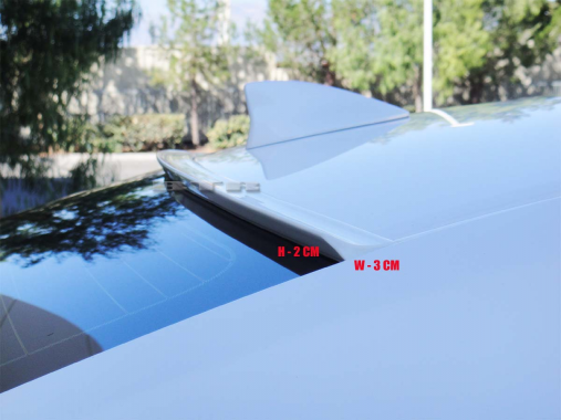 JR2 Pearl White Color Painted for 2013 2014 2015 2016 2017 Honda Accord Sedan 4D Rear Window Roof Spoiler - Painted Color Roof Spoiler - Auto Accessory at JR2USA